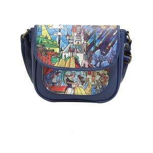 Disney Beauty and the Beast Stained Glass Purse